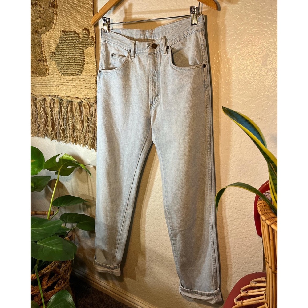 Light wash vintage Wranglers